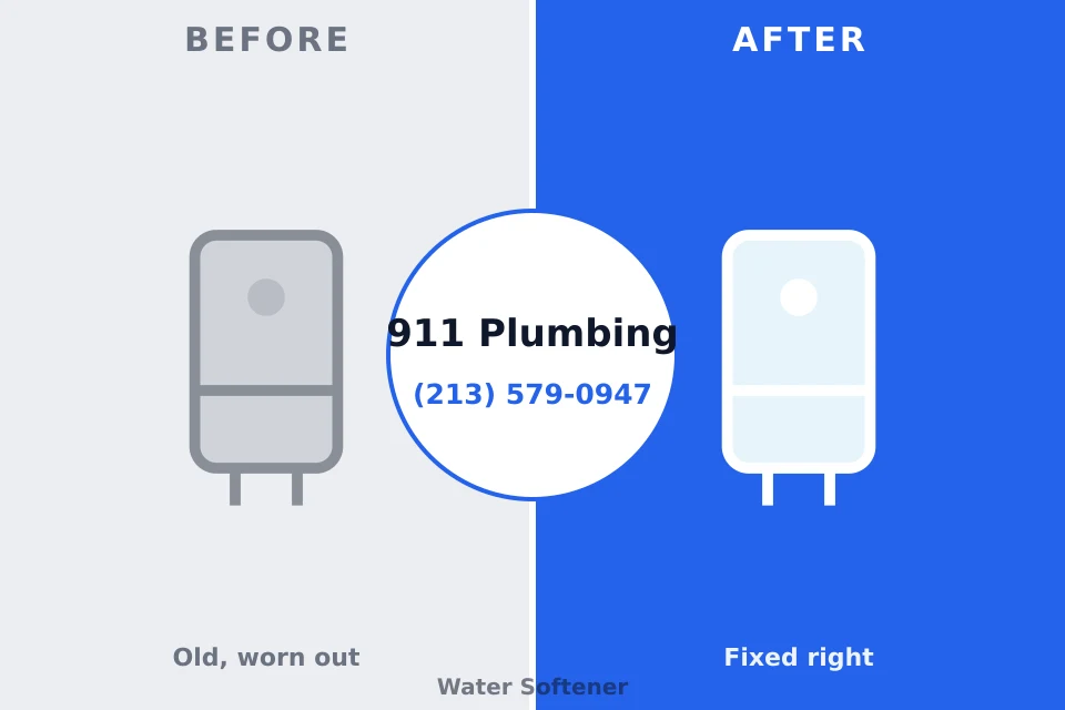 Before and after: plumbing repair Castle Shannon, PA